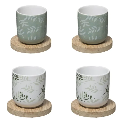 Conjunto de 4 copos de café GREEN HARMONY 13cl