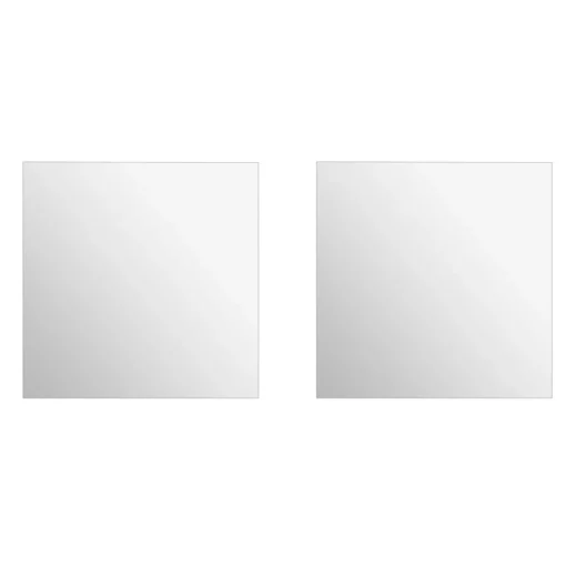 Conjunto de 2 espelhos adesivos quadrados