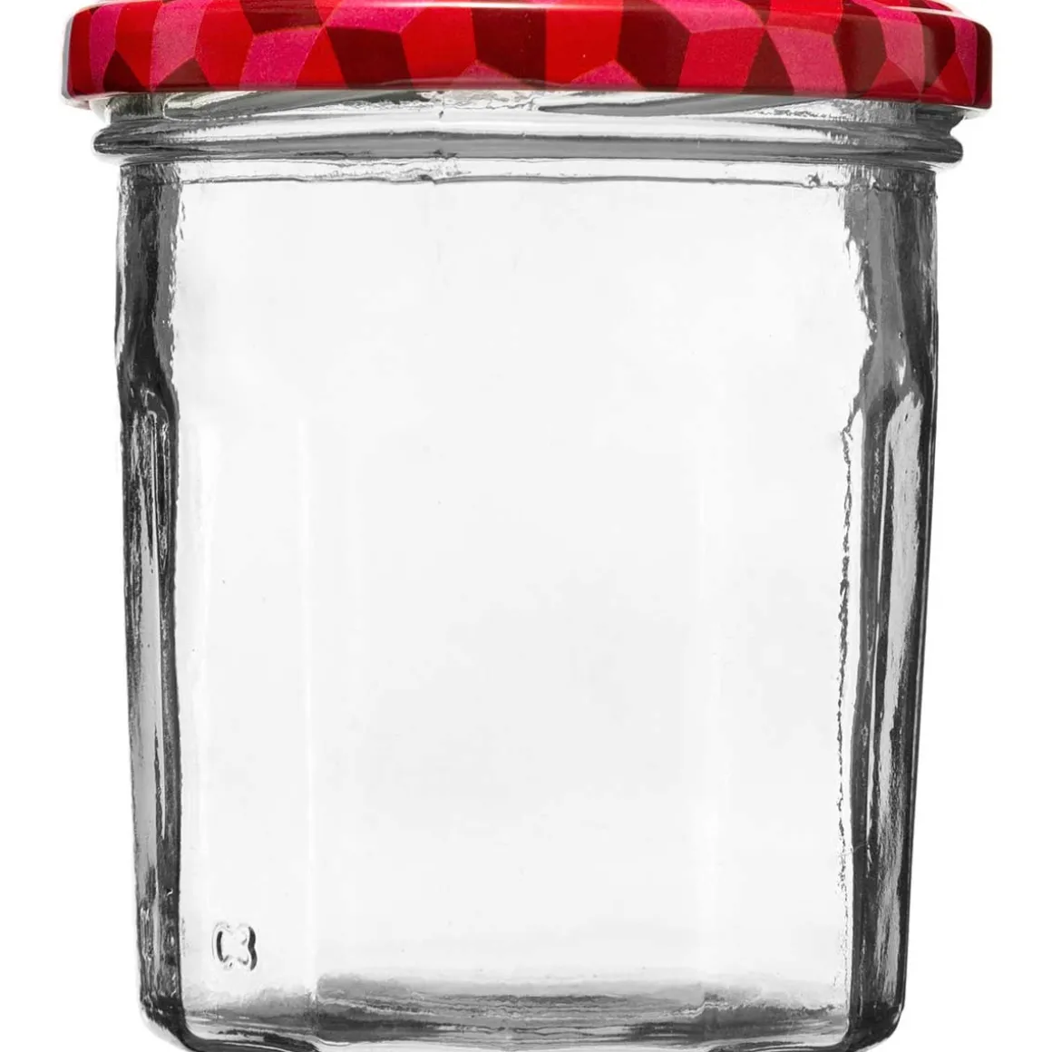 Conjunto de 6 frascos de vidro 280ml