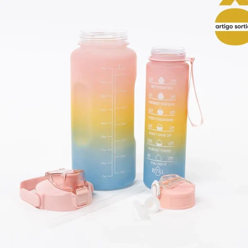Conjunto de 2 garrafas 0,9/2l
