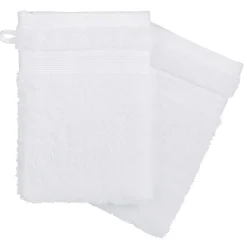 Conjunto de 2 luvas de banho PRAIA branca