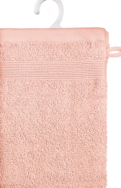 Conjunto de 2 luvas de banho PRAIA rosa claro