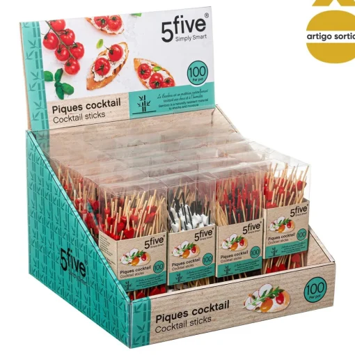Conjunto de 100 palitos para cocktail