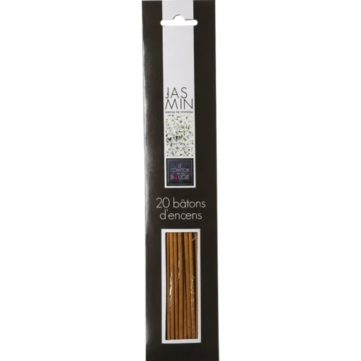 Conjunto de 20 paus de incenso jasmim GOURMET