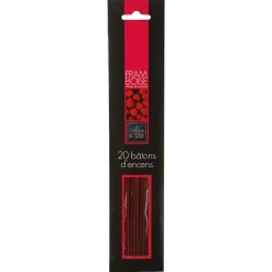 Conjunto de 20 paus de incenso framboesa GOURMET