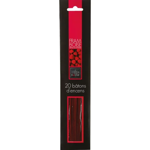 Conjunto de 20 paus de incenso framboesa GOURMET