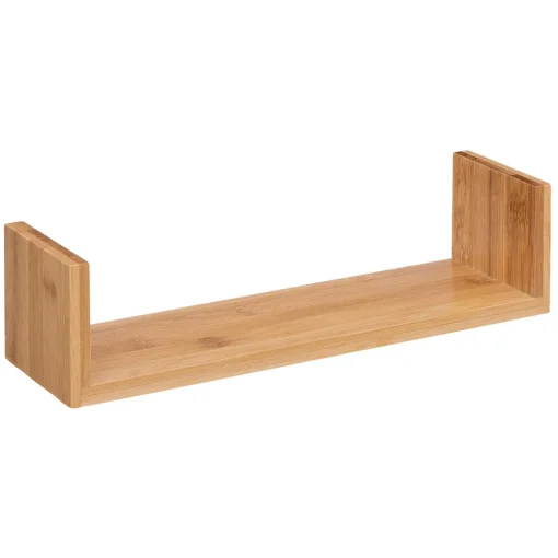 Conjunto de 3 prateleiras kit em bambu