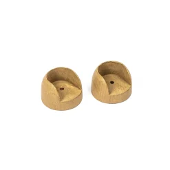 Conjunto de 2 suportes de parede cor madeira