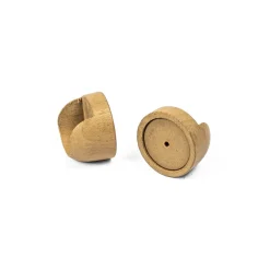 Conjunto de 2 suportes de parede cor madeira