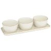 Conjunto de 3 taças para aperitivos ARYA