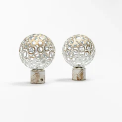 Conjunto de 2 terminais BOULE branco/ouro