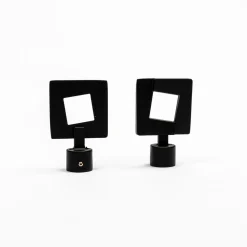 Conjunto de 2 terminais UPPER preto mate