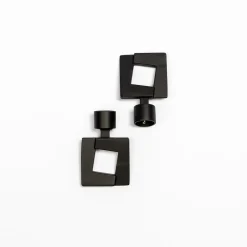 Conjunto de 2 terminais UPPER preto mate