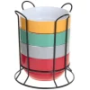 Conjunto de 4 tigelas com suporte