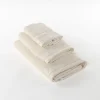 Conjunto de 3 toalhas de banho ROME natural