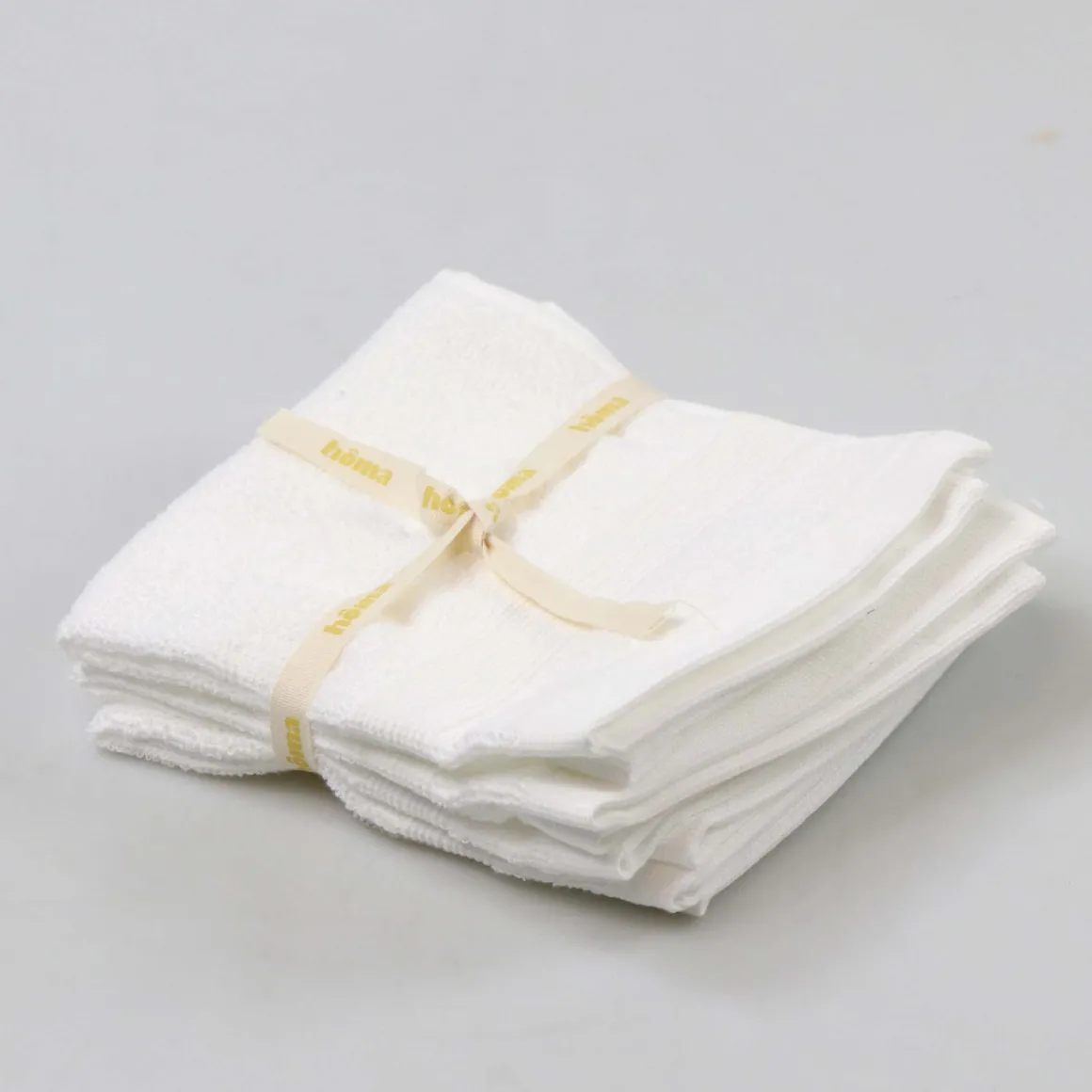 Conjunto de 4 toalhas mão FLOW branco