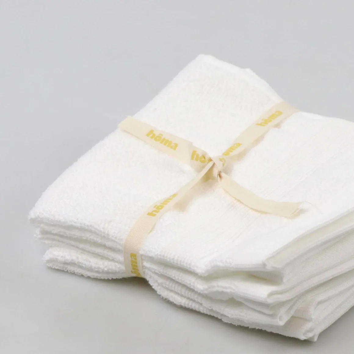 Conjunto de 4 toalhas mão FLOW branco