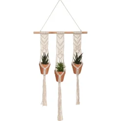 Conjunto de 3 vasos suspensos HACI 75cm