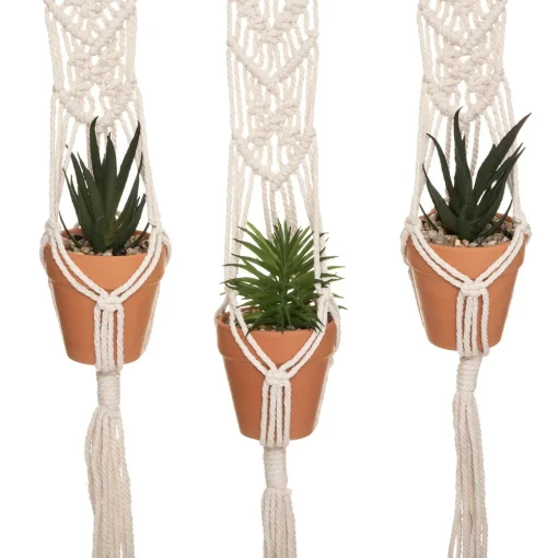 Conjunto de 3 vasos suspensos HACI 75cm