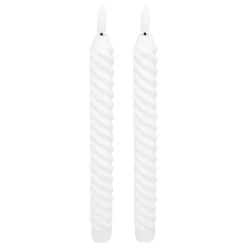 Conjunto de 2 velas TWIST ALOE 22cm led
