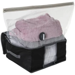 Conjunto de caixa arrumação com saco
