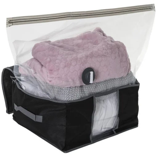 Conjunto de caixa arrumação com saco