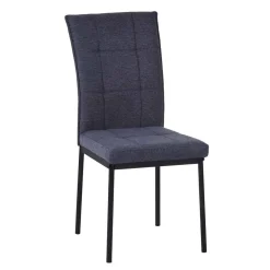Conjunto de duas cadeiras ARI azul em tecido