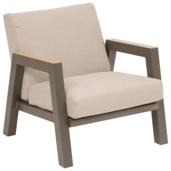 Conjunto de jardim AXIOME praliné bege 5 lugares