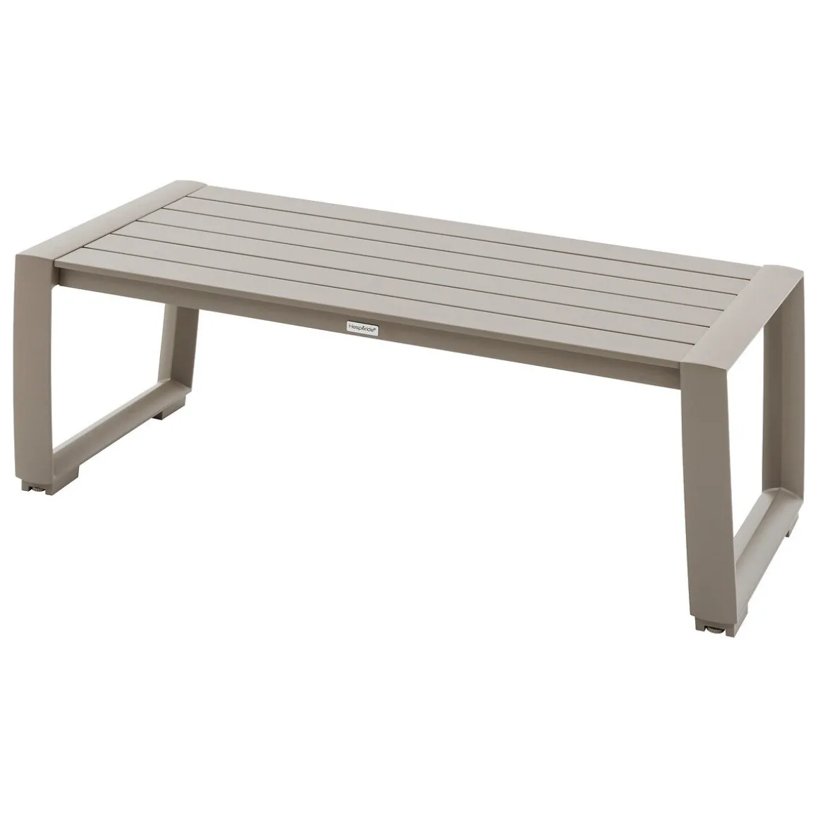 Conjunto de jardim BOREANE castanho em alumínio