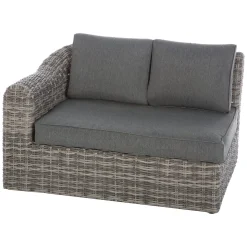 Conjunto de jardim MOORÉA TERRE d'ombre em rattan sintético