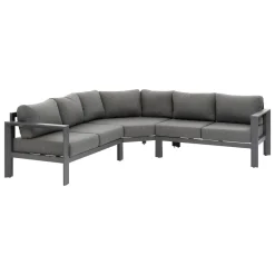 Conjunto de jardim ângulo ÉVASION cinza escuro