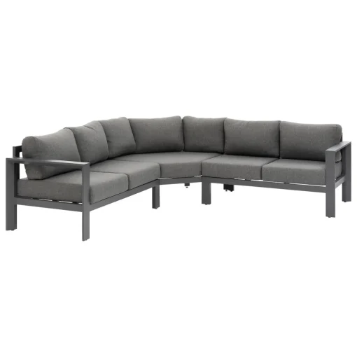 Conjunto de jardim ângulo ÉVASION cinza escuro