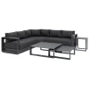 Conjunto de jardim ângulo ALLURE cinza escuro