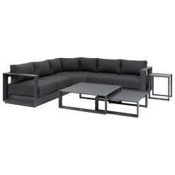 Conjunto de jardim ângulo ALLURE cinza escuro