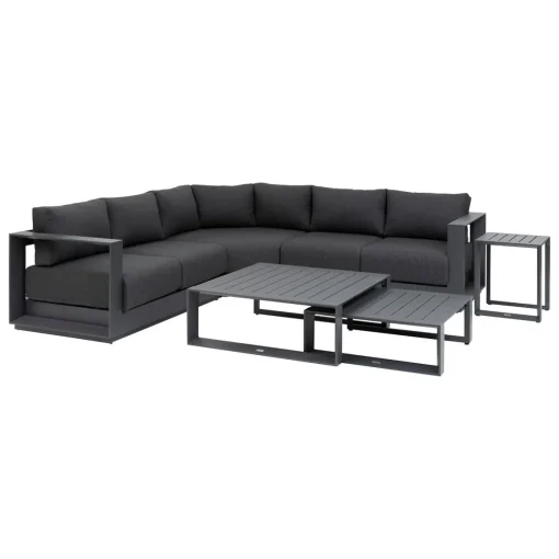 Conjunto de jardim ângulo ALLURE cinza escuro