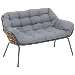 Conjunto de jardim PAOPAO cinza graphite para 4 pessoas
