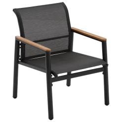 Conjunto de jardim relax 4 lugares cinzento