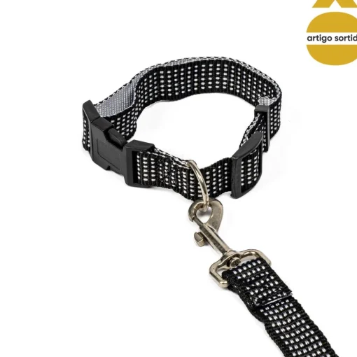 Conjunto de trela com coleira 200cm