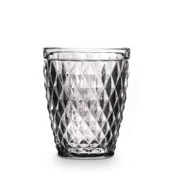 Copo De Água Diamante Cinza 25cl