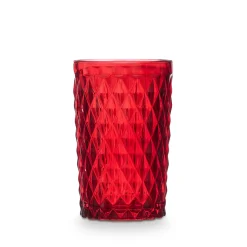 Copo de água DIAMANTE vermelho 37cl