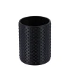 Copo wc preto em vidro