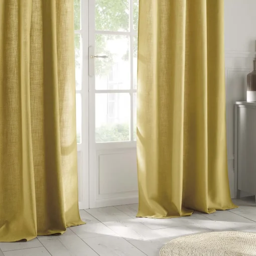 Cortina CLEM ocre 140x260cm