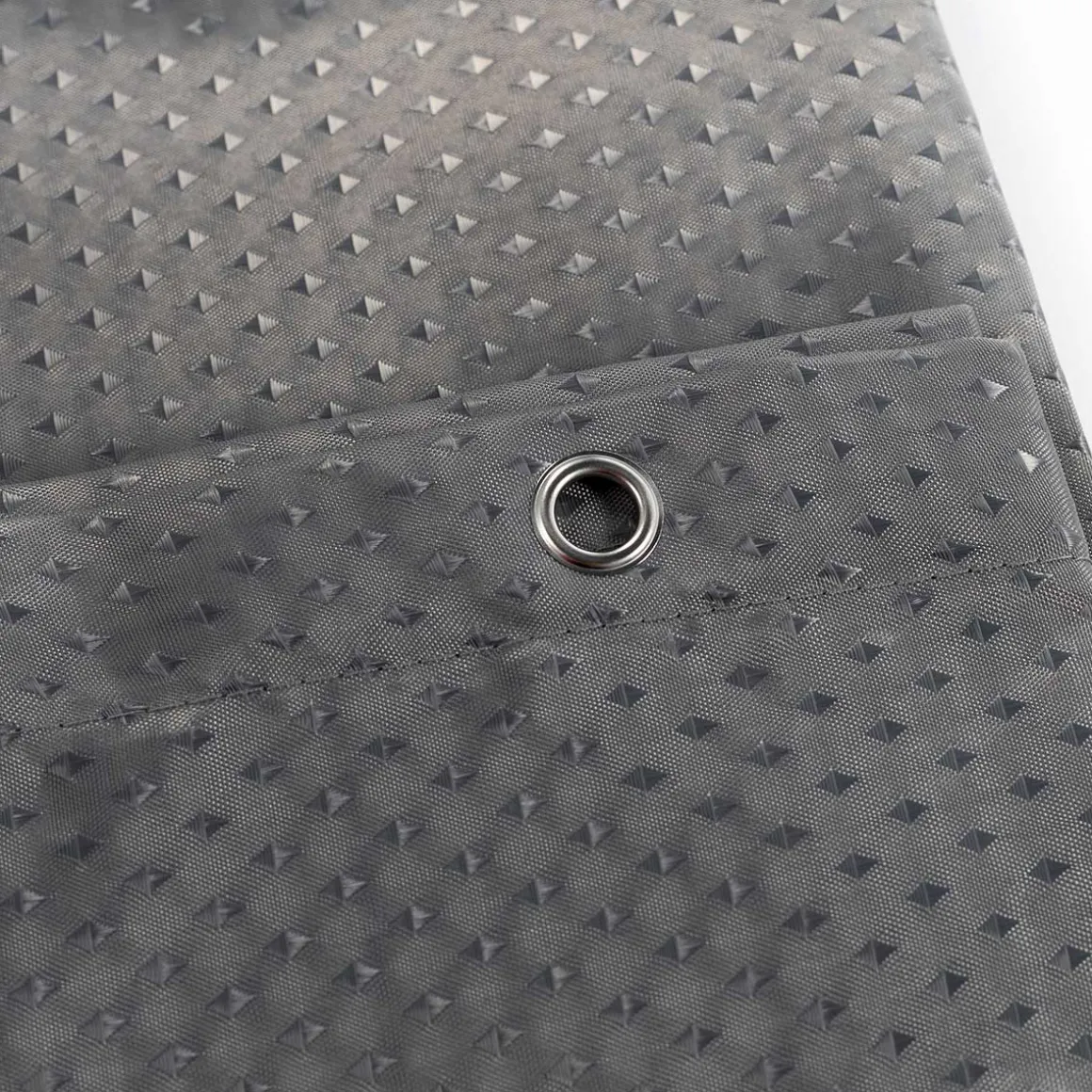 Cortina De Banho Cinza Diamante 180x200cm