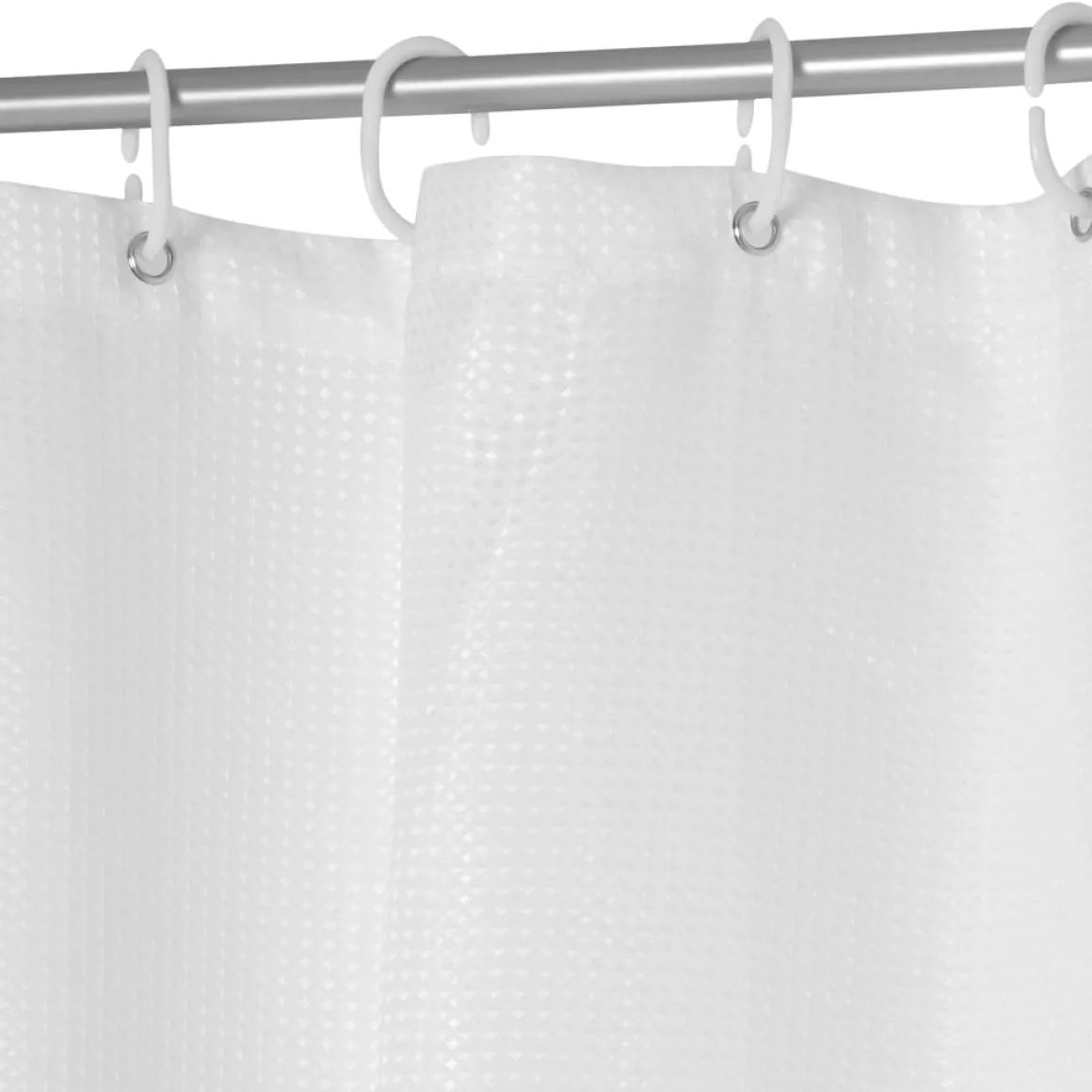 Cortina de banho MODERN branca