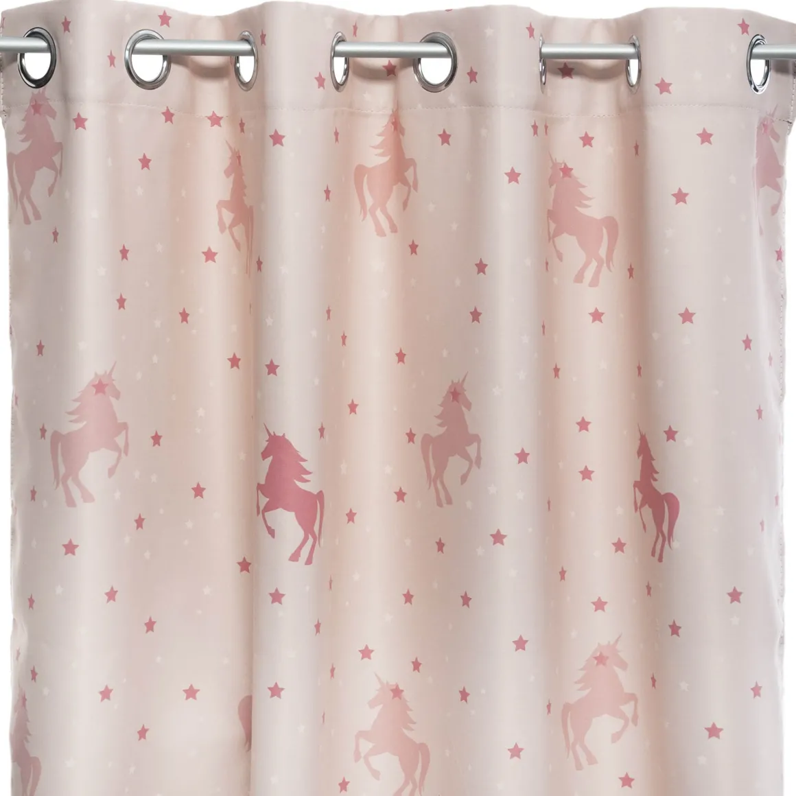 Cortina glow rosa claro 140x250cm