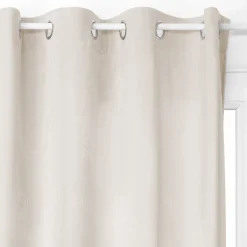 Cortina opaca bege 140x260cm