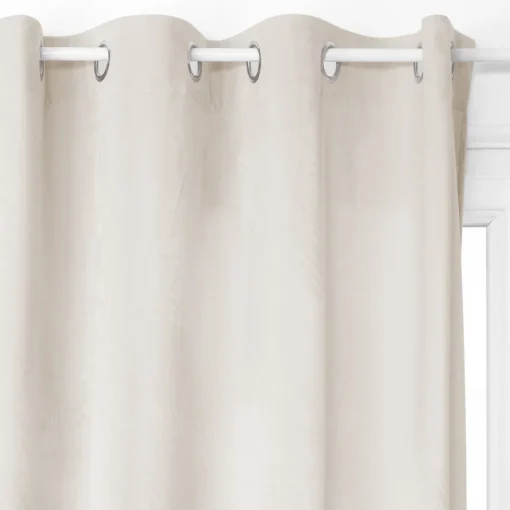 Cortina opaca bege 140x260cm