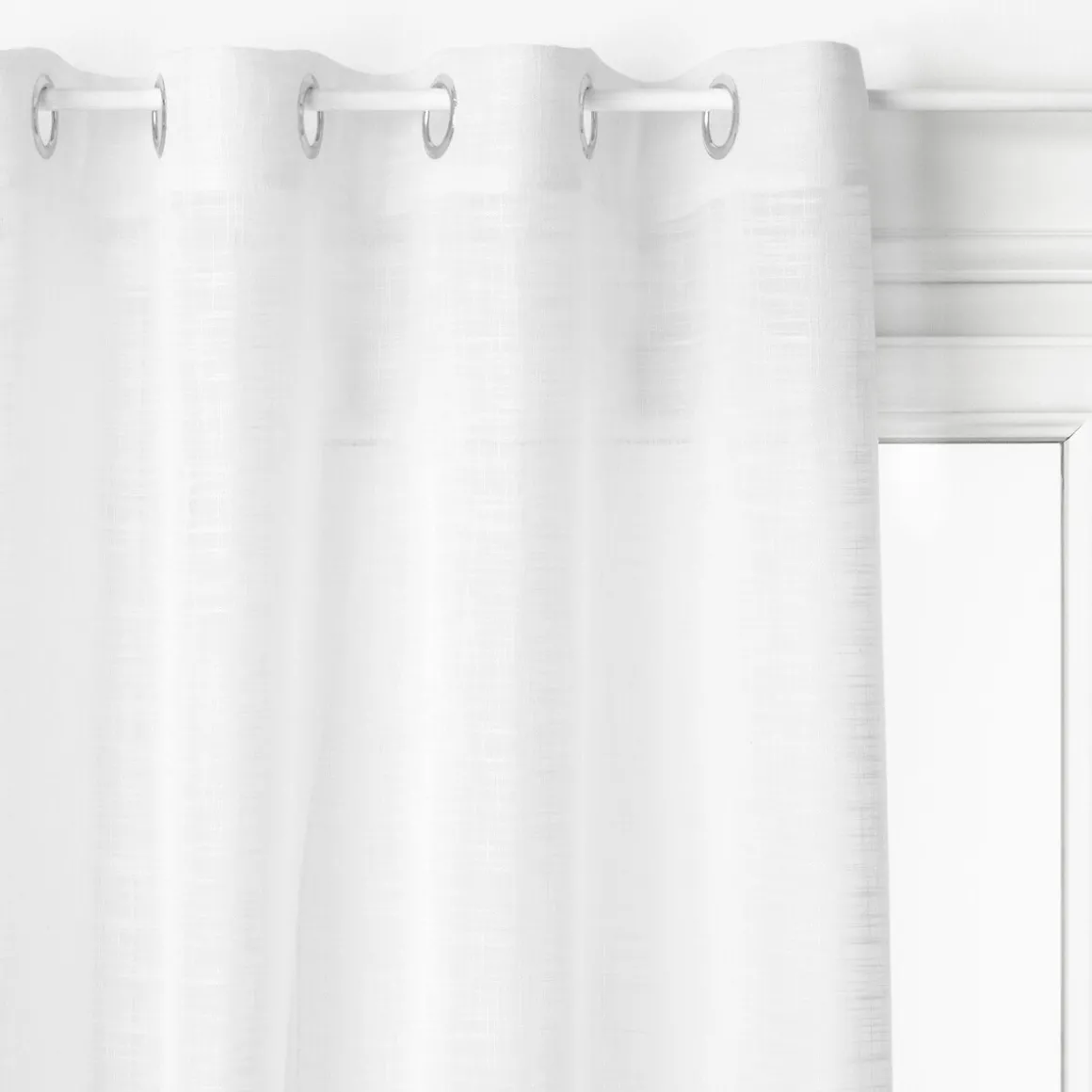 Cortina organza branca 140x240cm