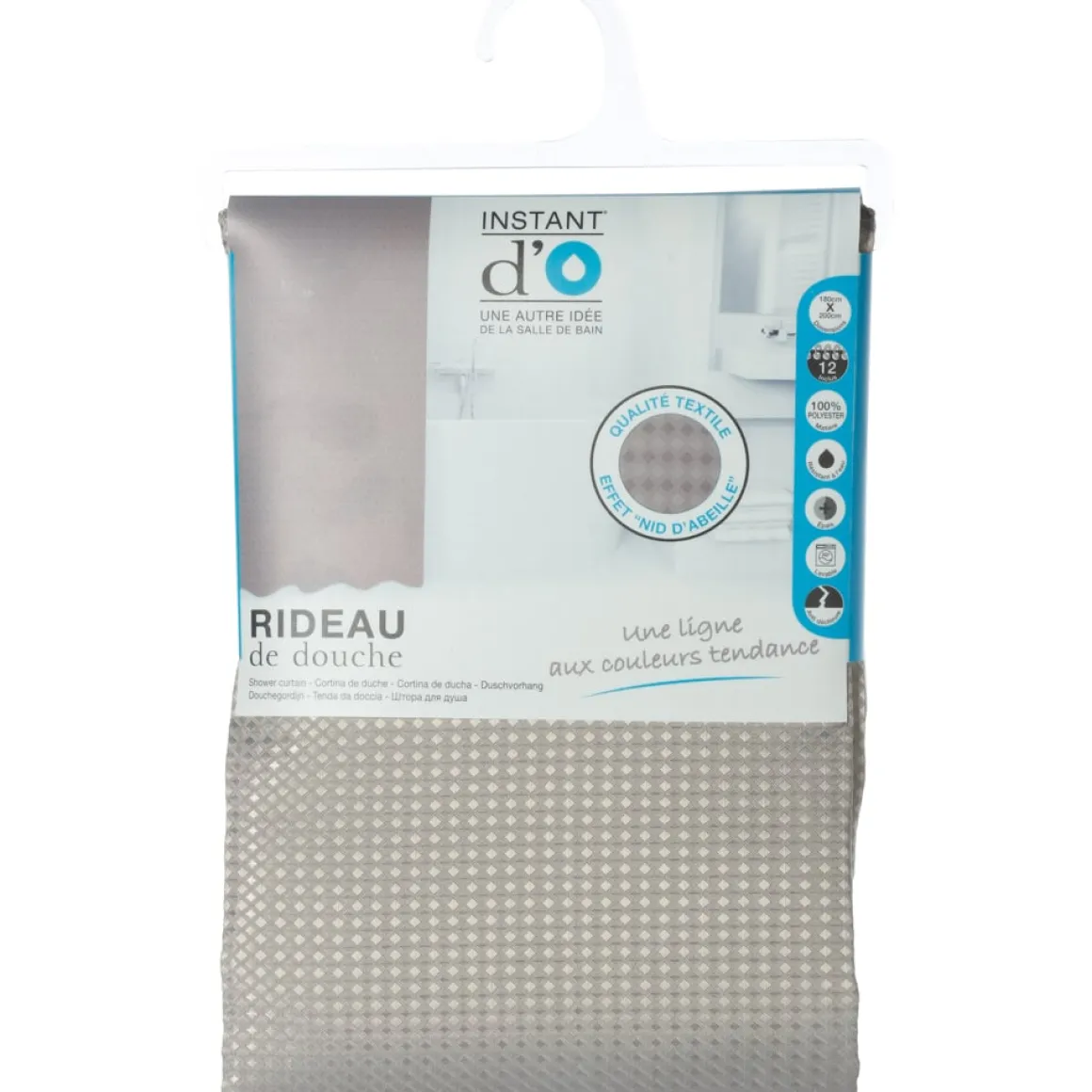 Cortina wc ABEILLE taupe