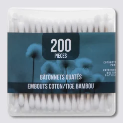 Cotonetes em bambu